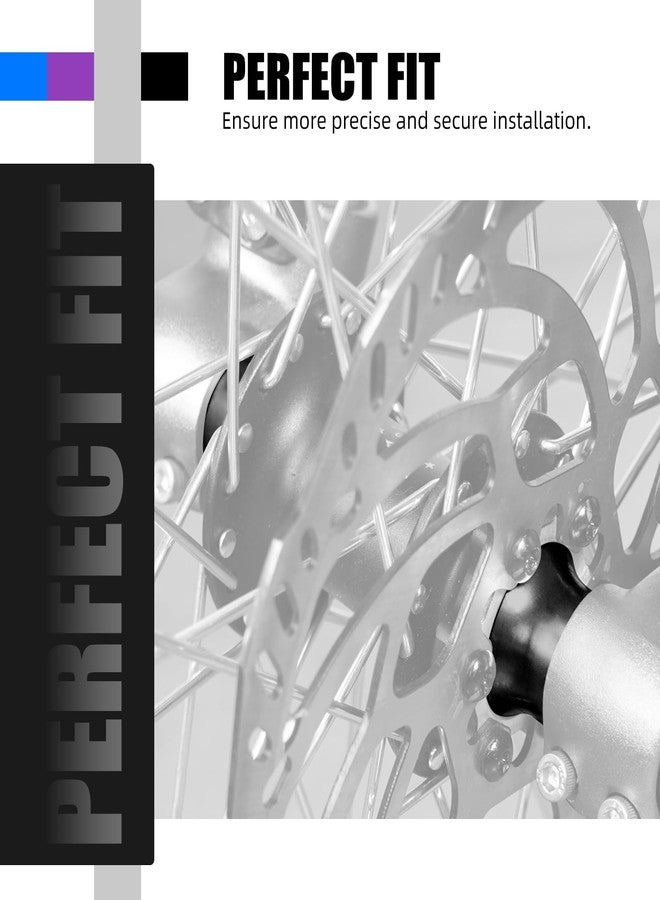 NICECNC Black Front Wheel Hub Spacer Bushing Collars O-Ring Compatible with Surron Light bee X/S/ L1E CNC Aluminum Front Wheel Spacer Kit Compatible with Segway X160 X260 - Image 2